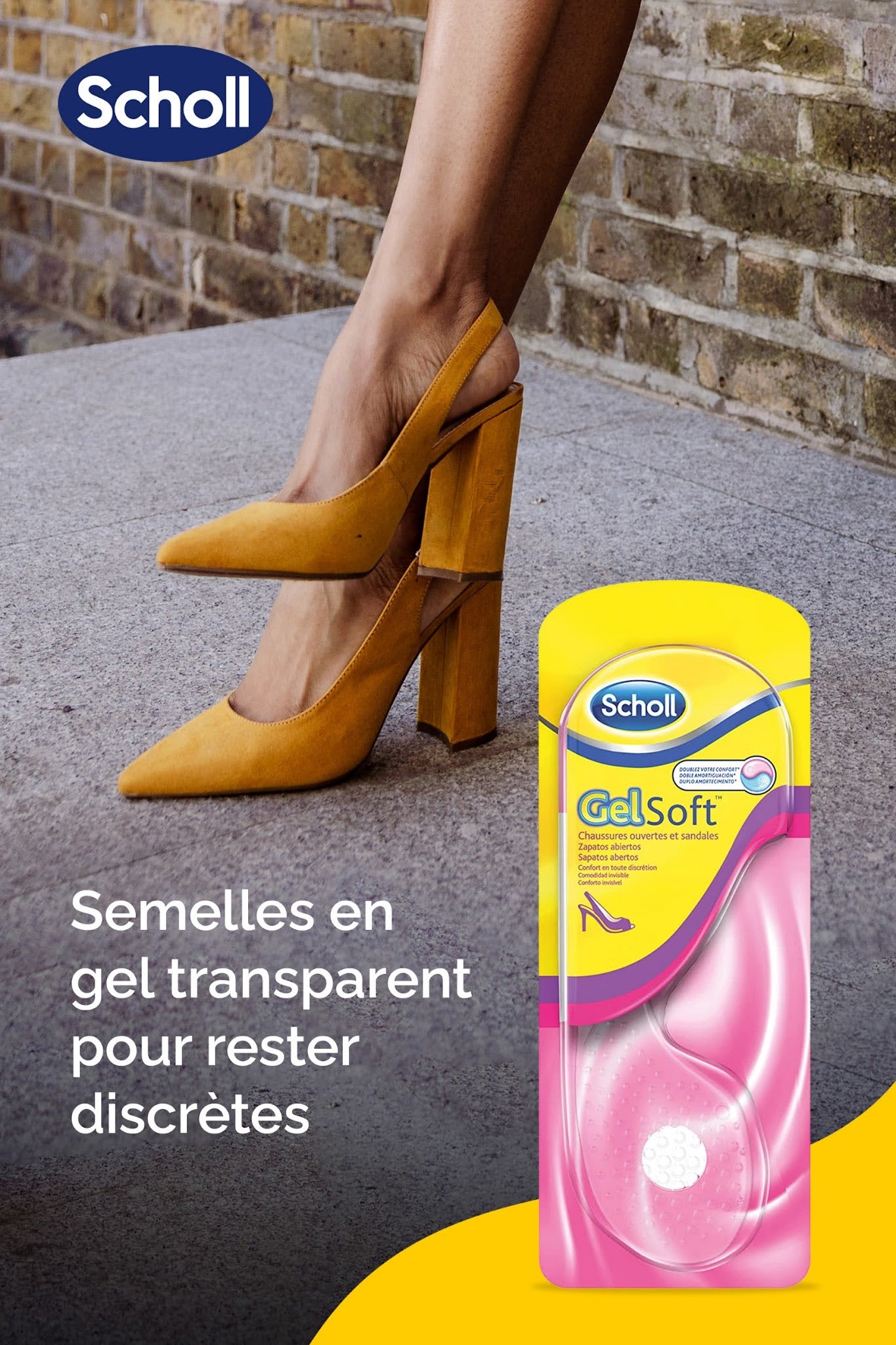 Semelle Gel Soft pour Elle Chauss. Ouvertes