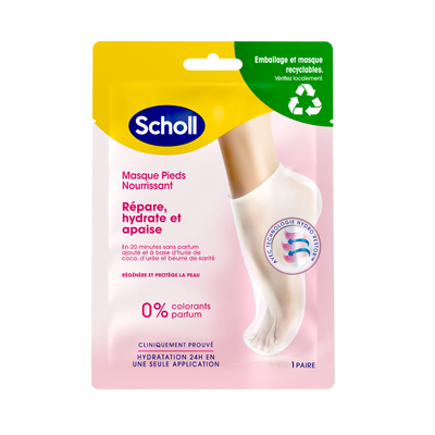 Scholl Masque Pieds Très Hydratant