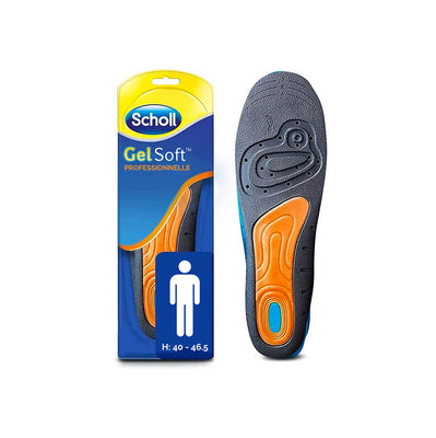 Semelles Scholl GelSoft Professionnelles Hommes - Pointure 40-46.5