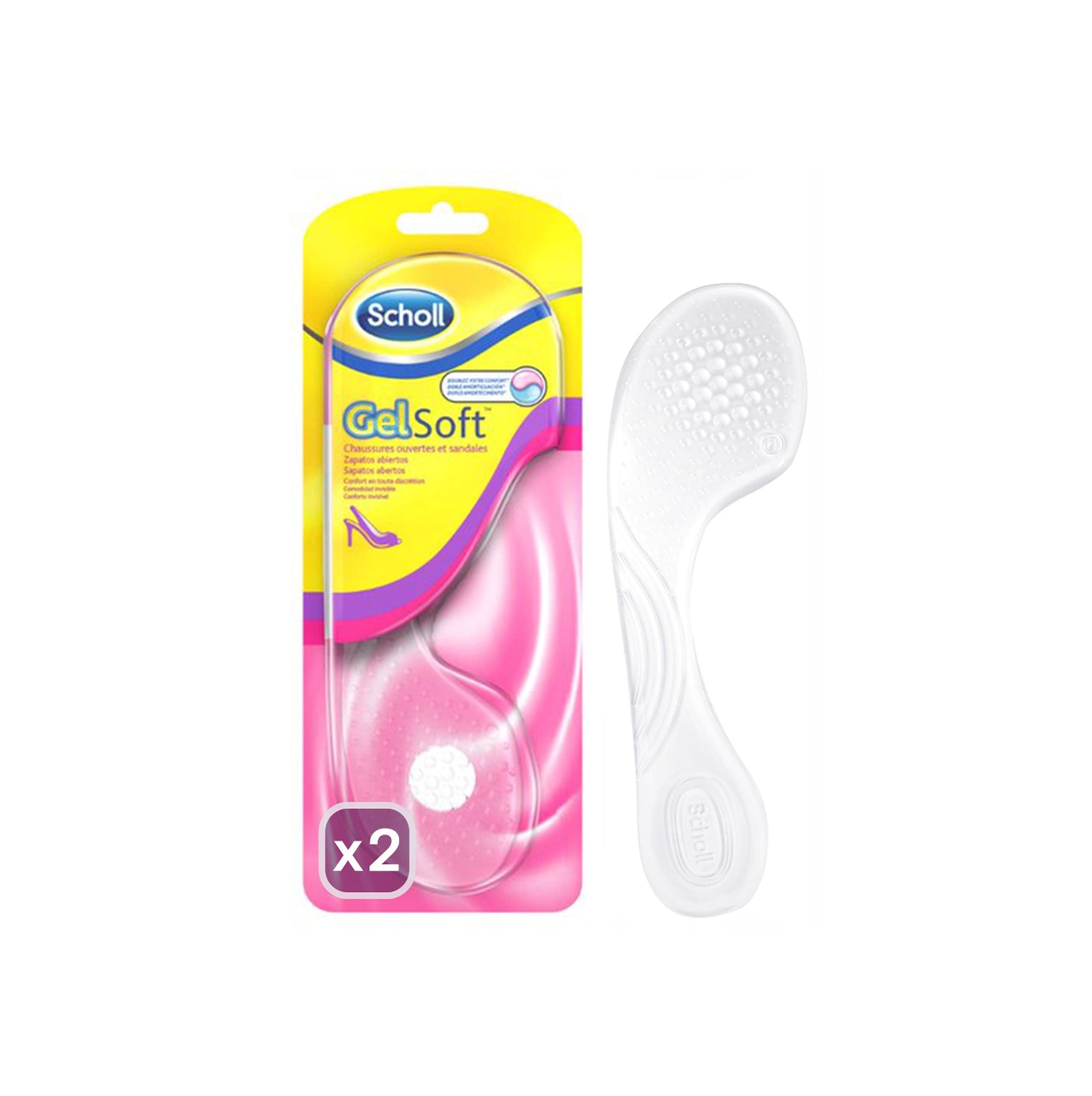 Semelle Gel Soft pour Elle Chauss. Ouvertes Scholl France