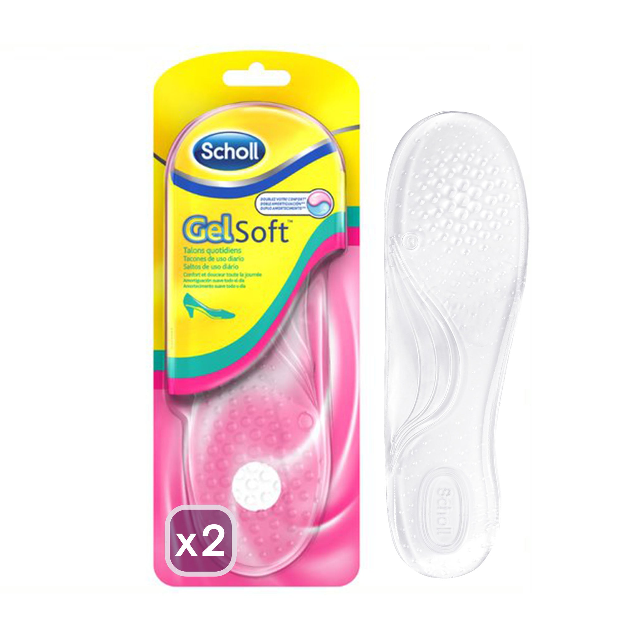 Semelles Scholl GelSoft Pour Elle Talons Quotidiens